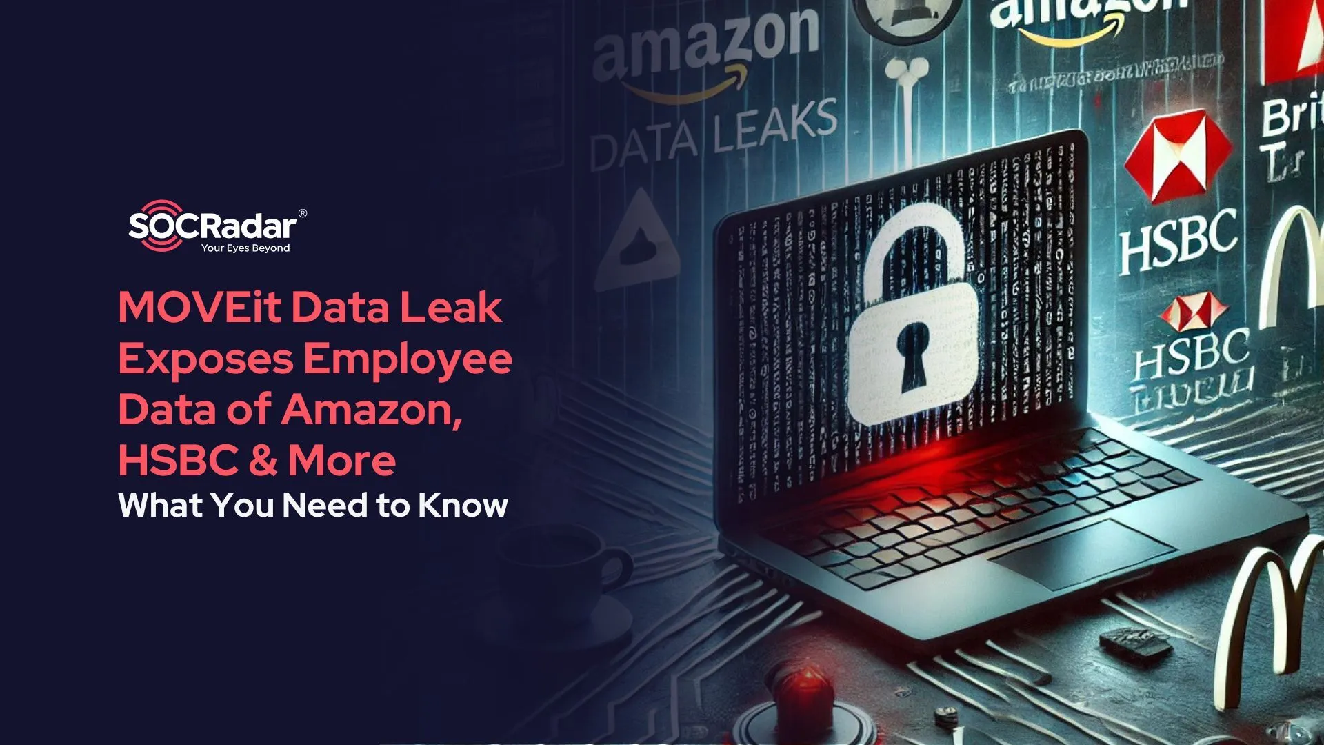 SOCRadar® Cyber Intelligence Inc. | MOVEit Data Leak Exposes Employee Data of Amazon, HSBC & More – What You Need to Know