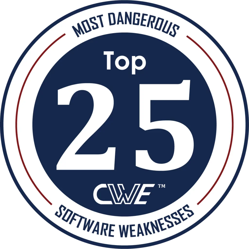 Top 25 CWE – Most Dangerous Software Weaknesses