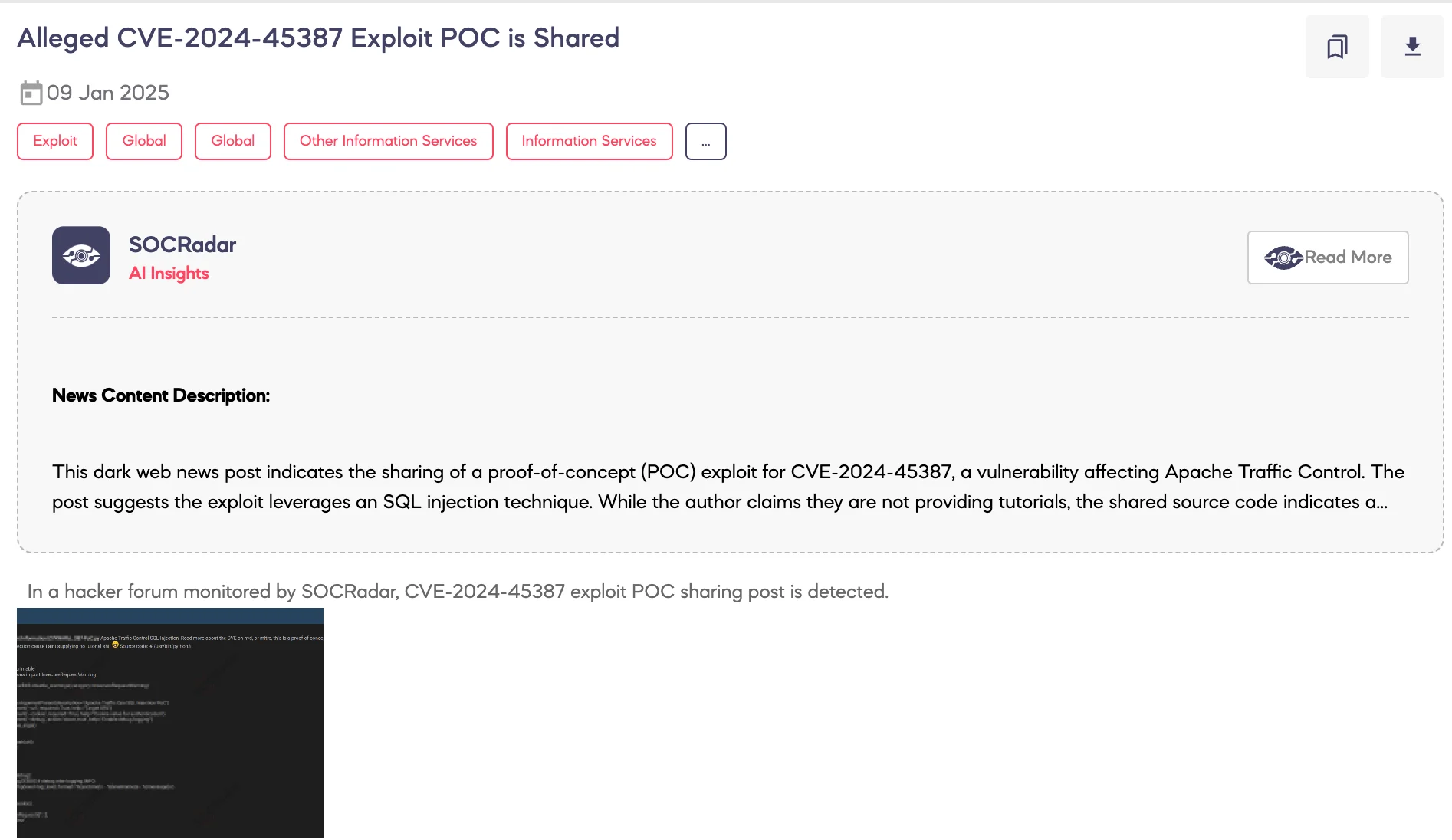 Alleged CVE-2024-45387 Exploit POC is Shared