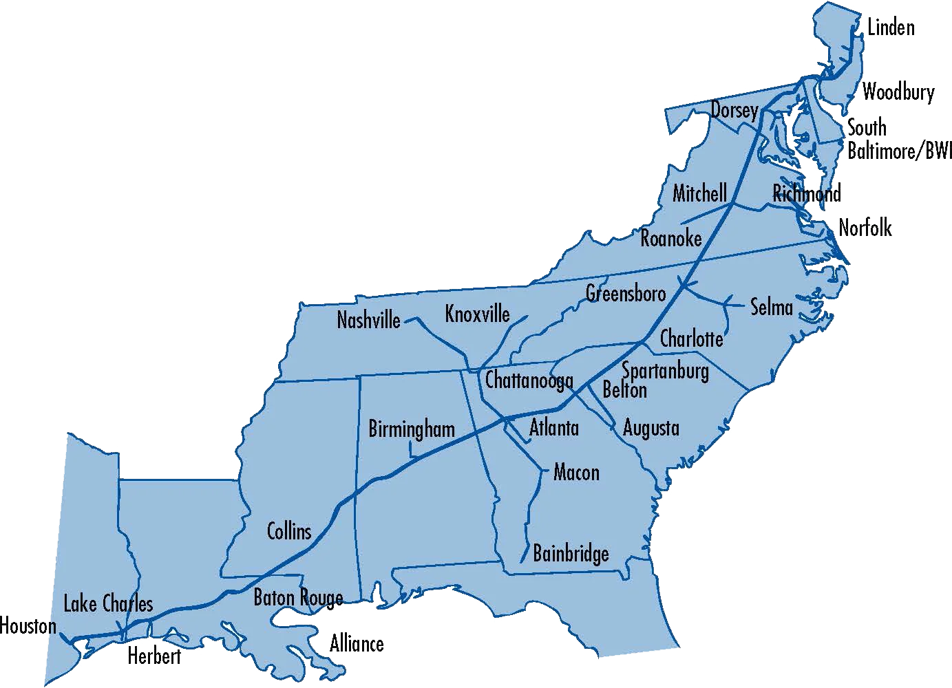 Colonial Pipeline, Source