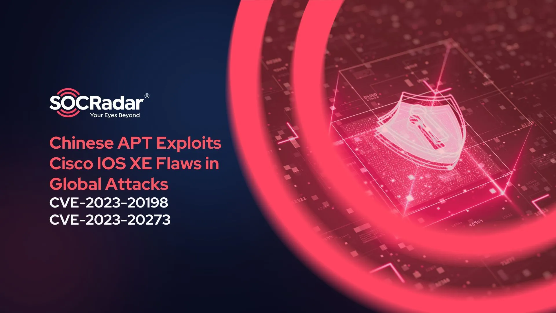 SOCRadar® Cyber Intelligence Inc. | Chinese APT Exploits Cisco IOS XE Vulnerabilities (CVE-2023-20198 & CVE-2023-20273) in Global Attacks