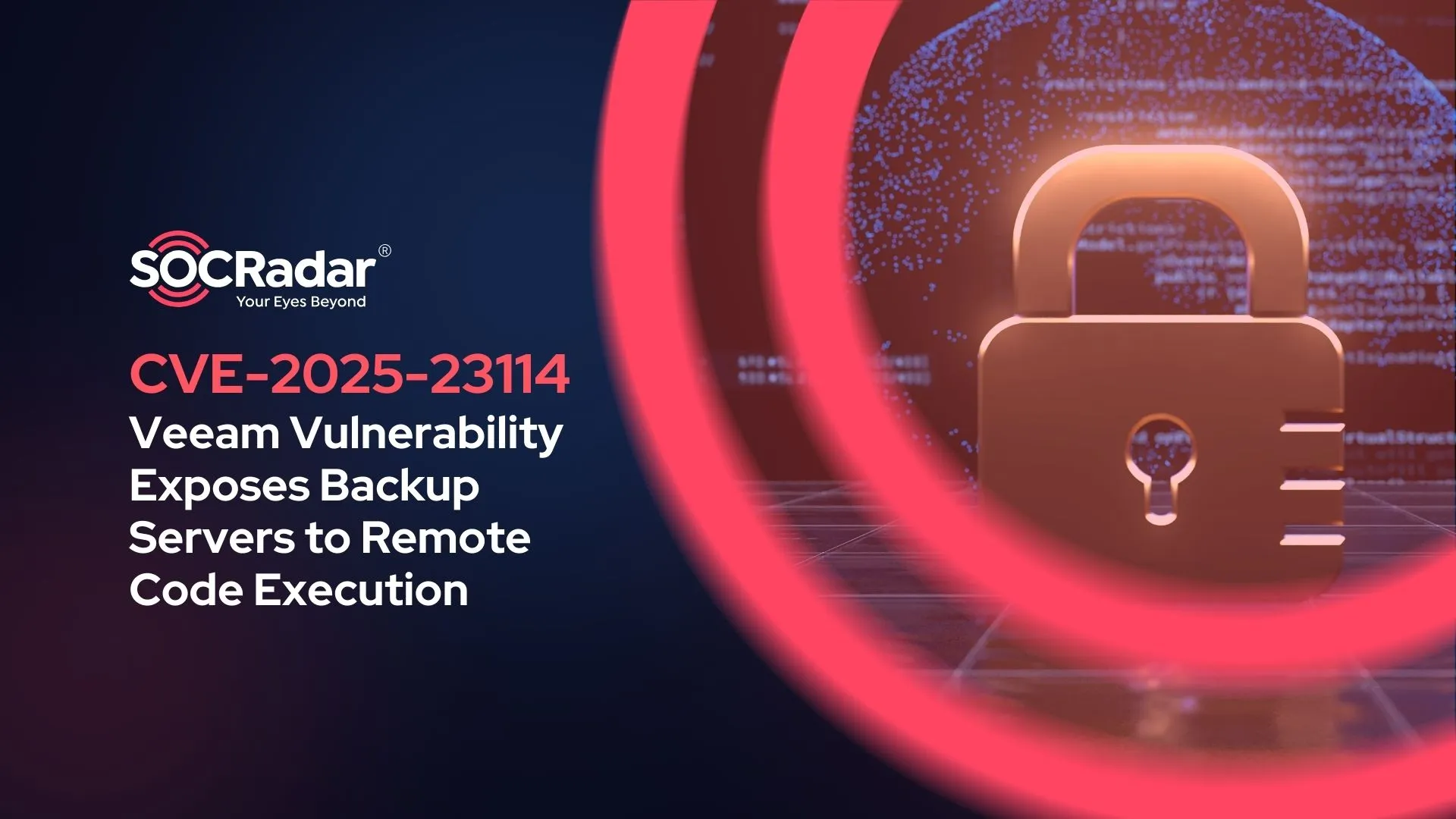 SOCRadar® Cyber Intelligence Inc. | Critical Veeam Vulnerability (CVE-2025-23114) Exposes Backup Servers to Remote Code Execution