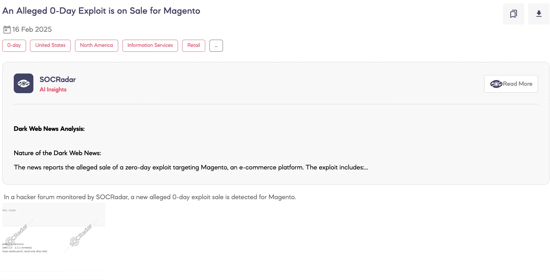 An Alleged 0-Day Exploit is on Sale for Magento