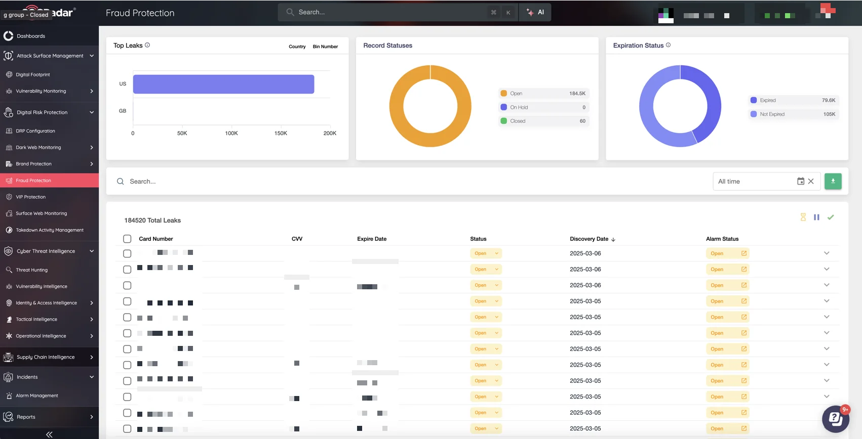 SOCRadar Fraud Protection module