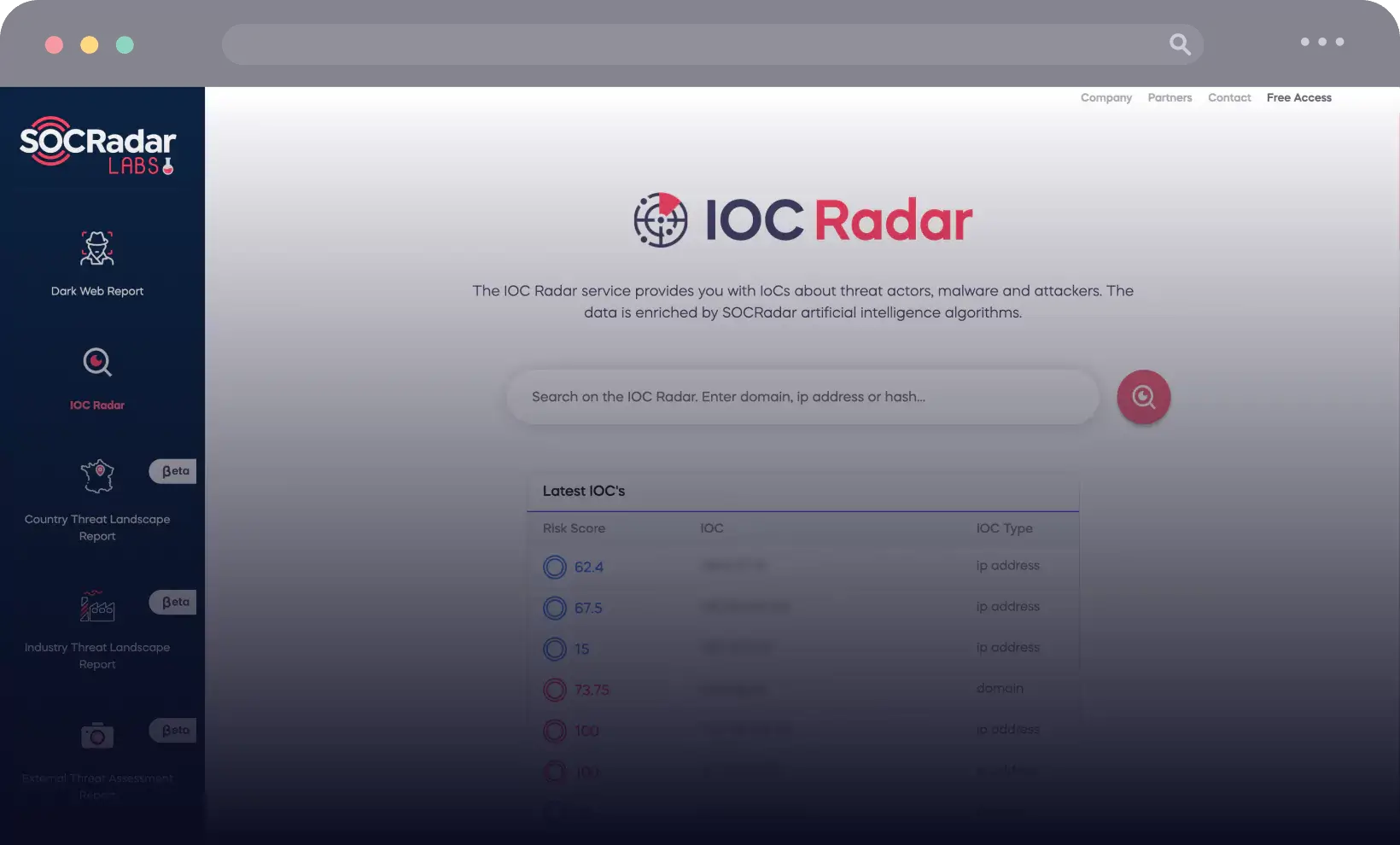 SOCRadar® Cyber Intelligence Inc. | Home for Performance
