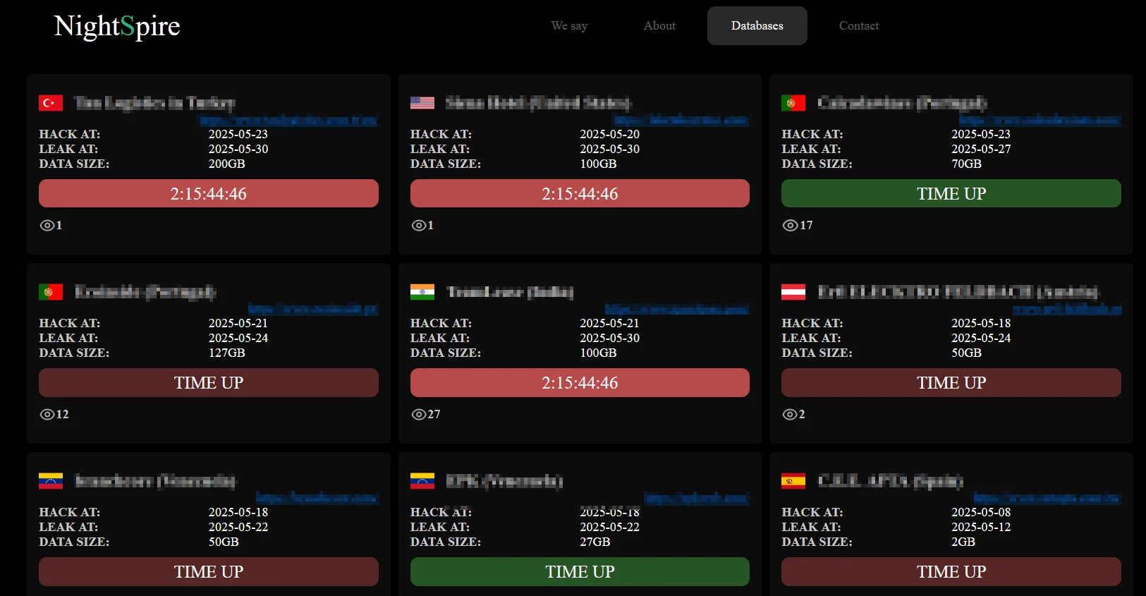 Dark Web Profile: NightSpire Ransomware