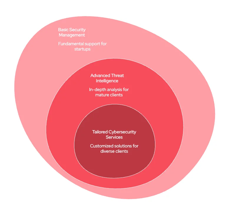 Clients range in maturity and infrastructure