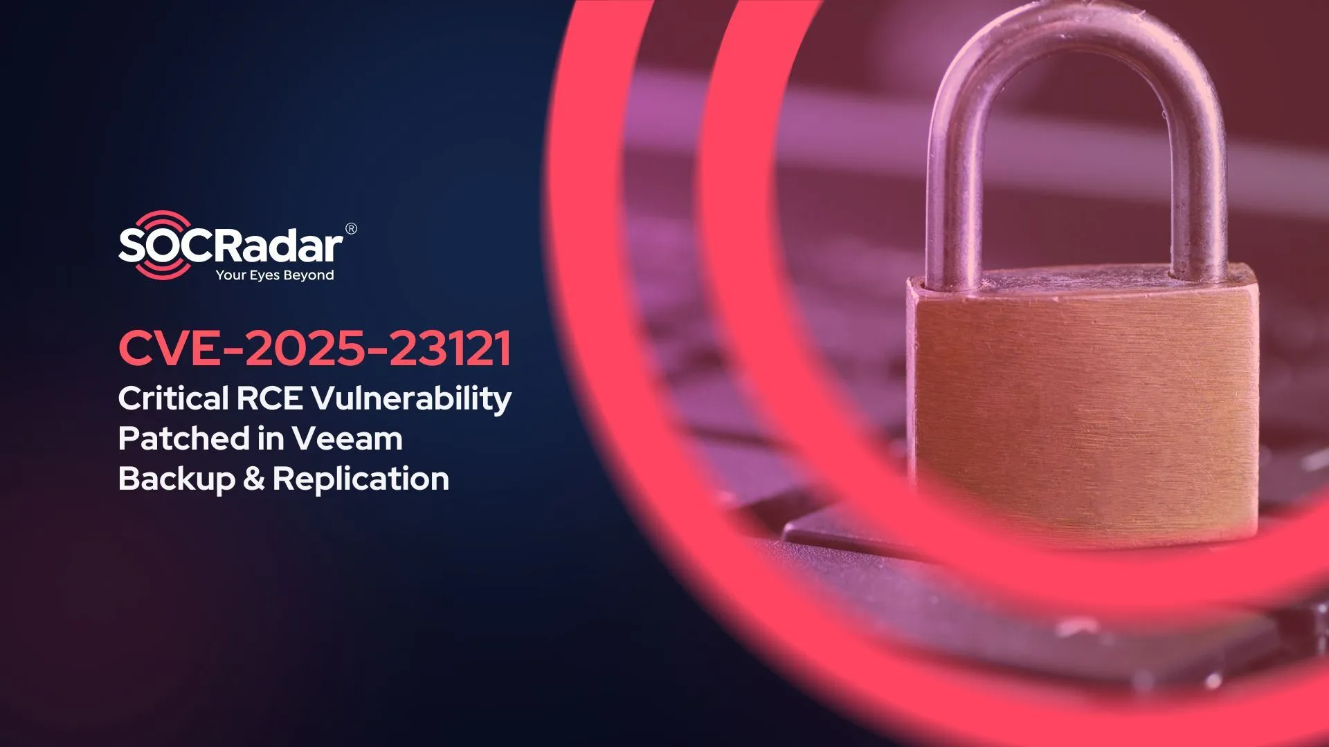 SOCRadar® Cyber Intelligence Inc. | CVE-2025-23121: Critical RCE Vulnerability Patched in Veeam Backup & Replication