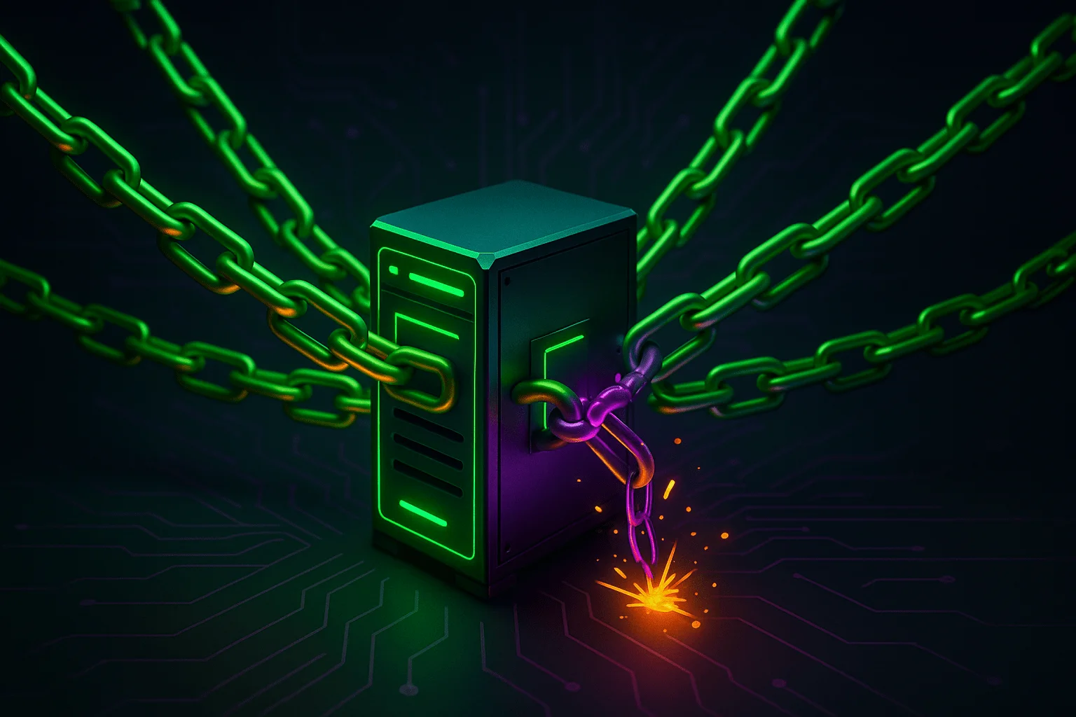 Illustration of Supply Chain Security Risks. (Created by DALL-E)