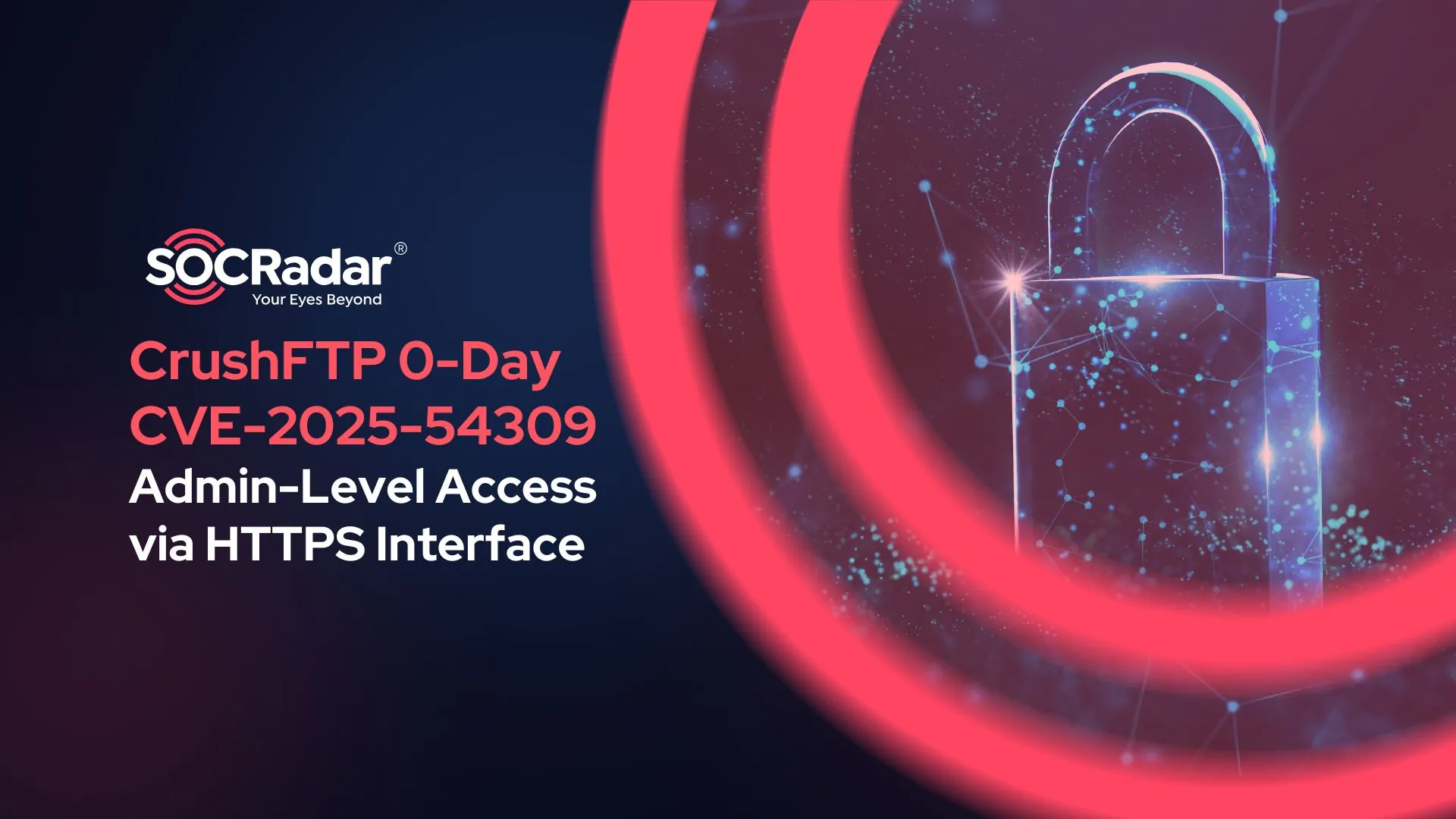 SOCRadar® Cyber Intelligence Inc. | CVE-2025-54309: New CrushFTP Zero-Day Exploited in the Wild