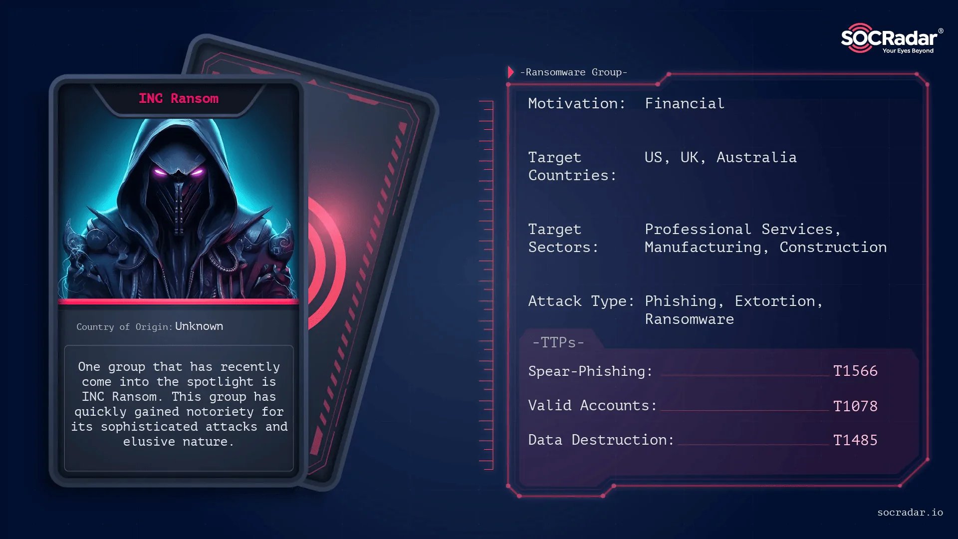 For a deeper look into Inc Ransom’s operations, tactics, and targeting patterns, explore their detailed profile on the SOCRadar blog: “Dark Web Profile: Inc Ransom”.