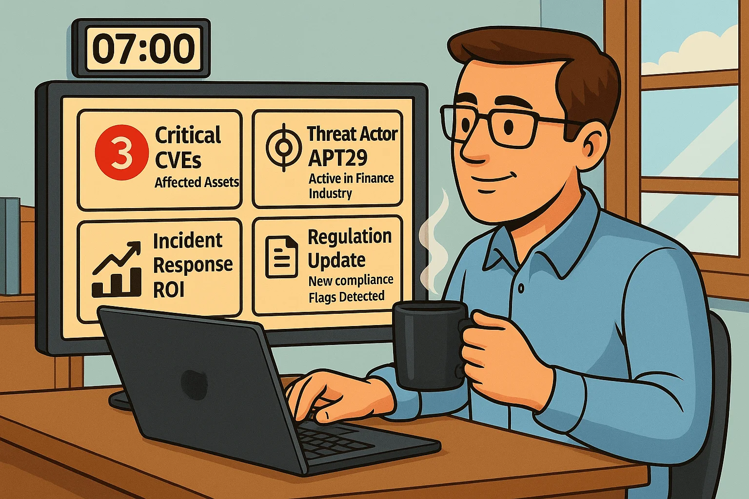 agentic ai CISO Perspective: Strategic Threat Intelligence Dashboard