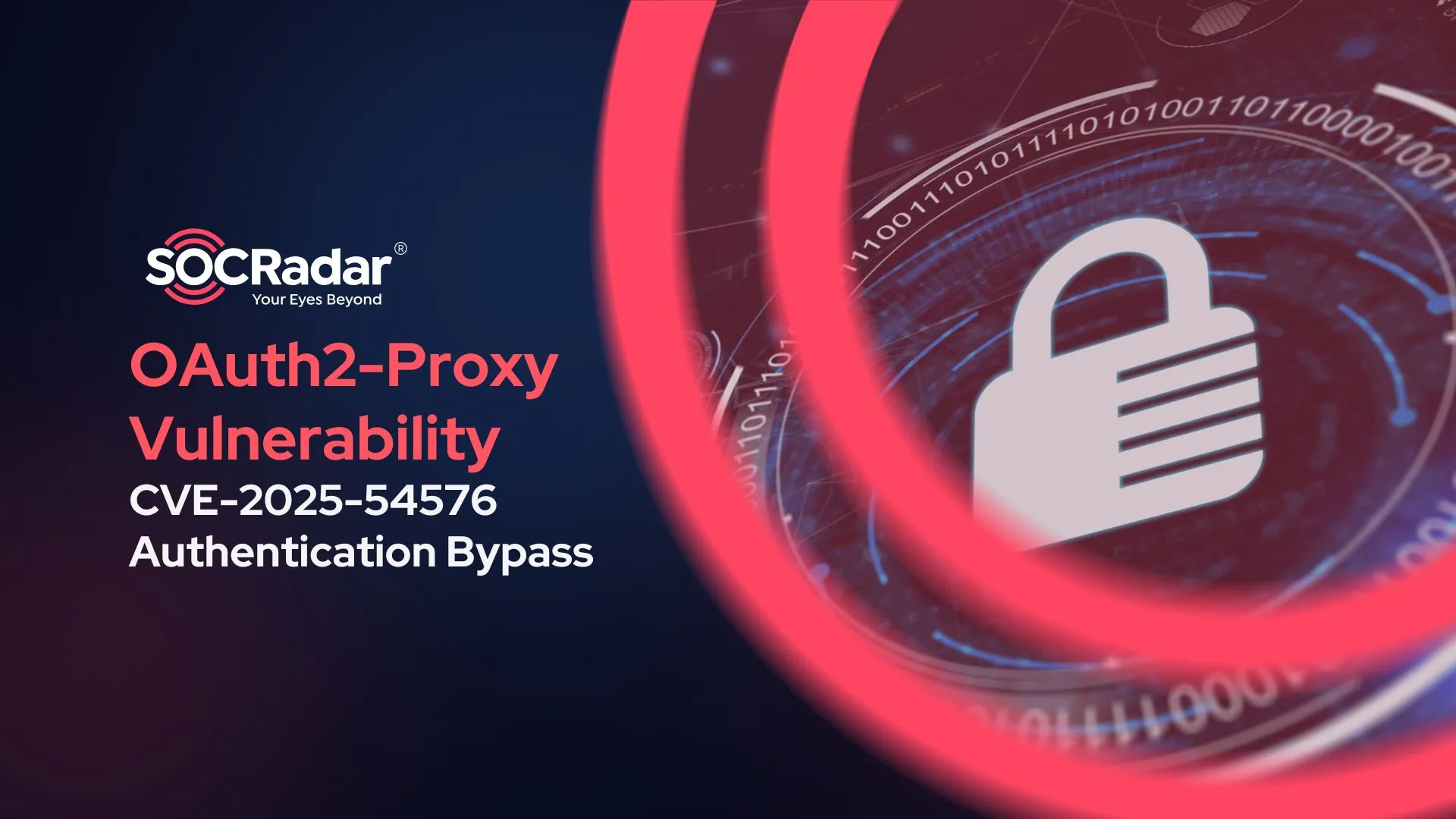 SOCRadar® Cyber Intelligence Inc. | Critical OAuth2-Proxy Vulnerability (CVE-2025-54576) Lets Attackers Bypass Authentication