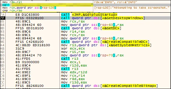 BQTLock captures a screenshot of the victim’s desktop and saves it as bqt_screenshot in the Windows Temp directory