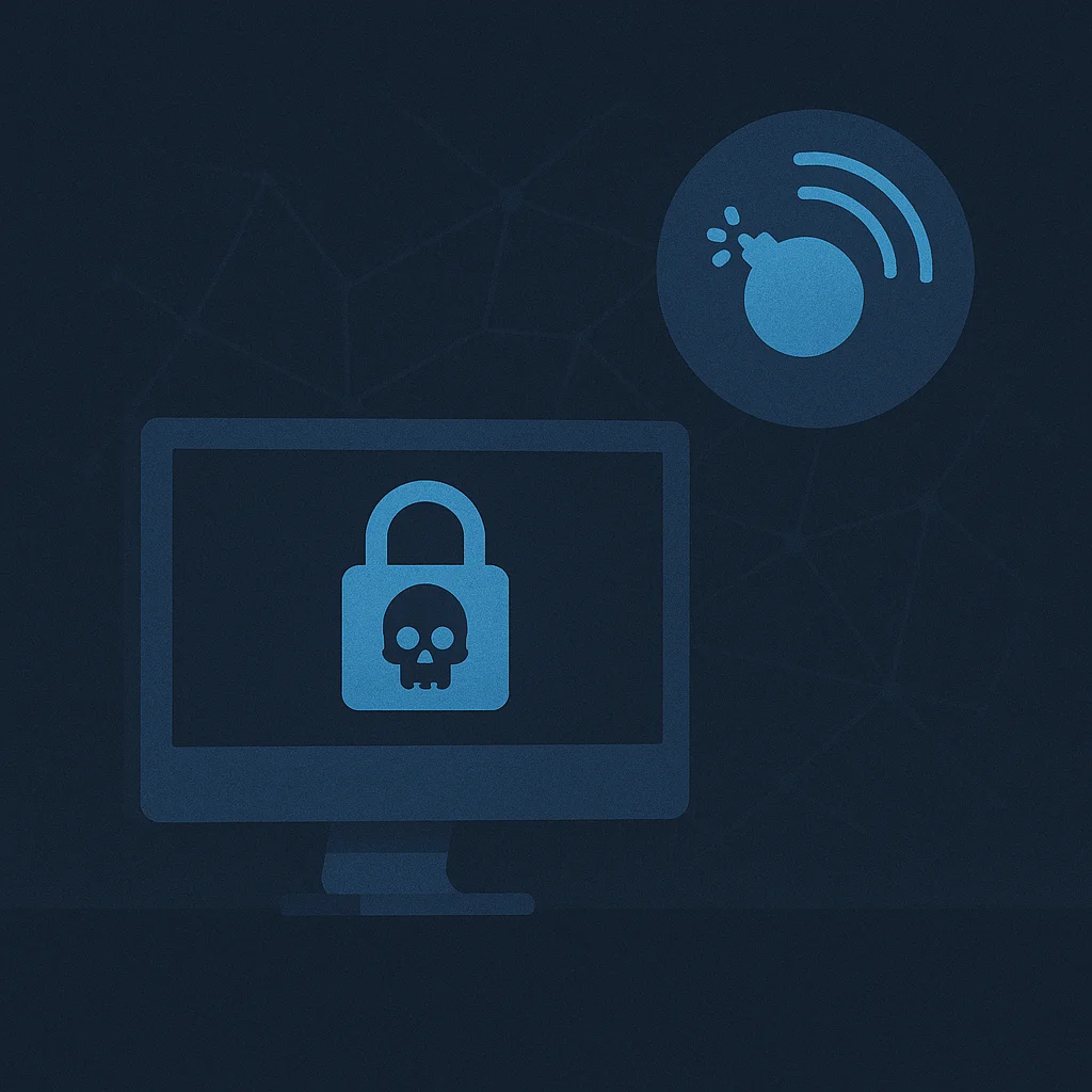 ランサムウェア攻撃のイメージ