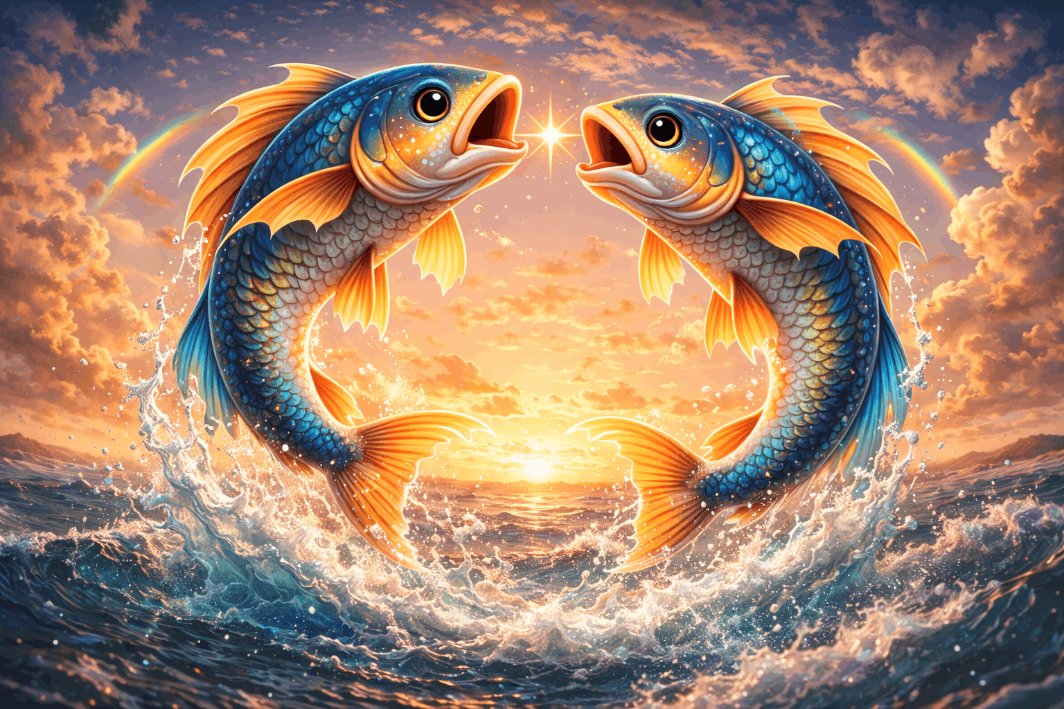 Jumpy Pisces, AI Generated