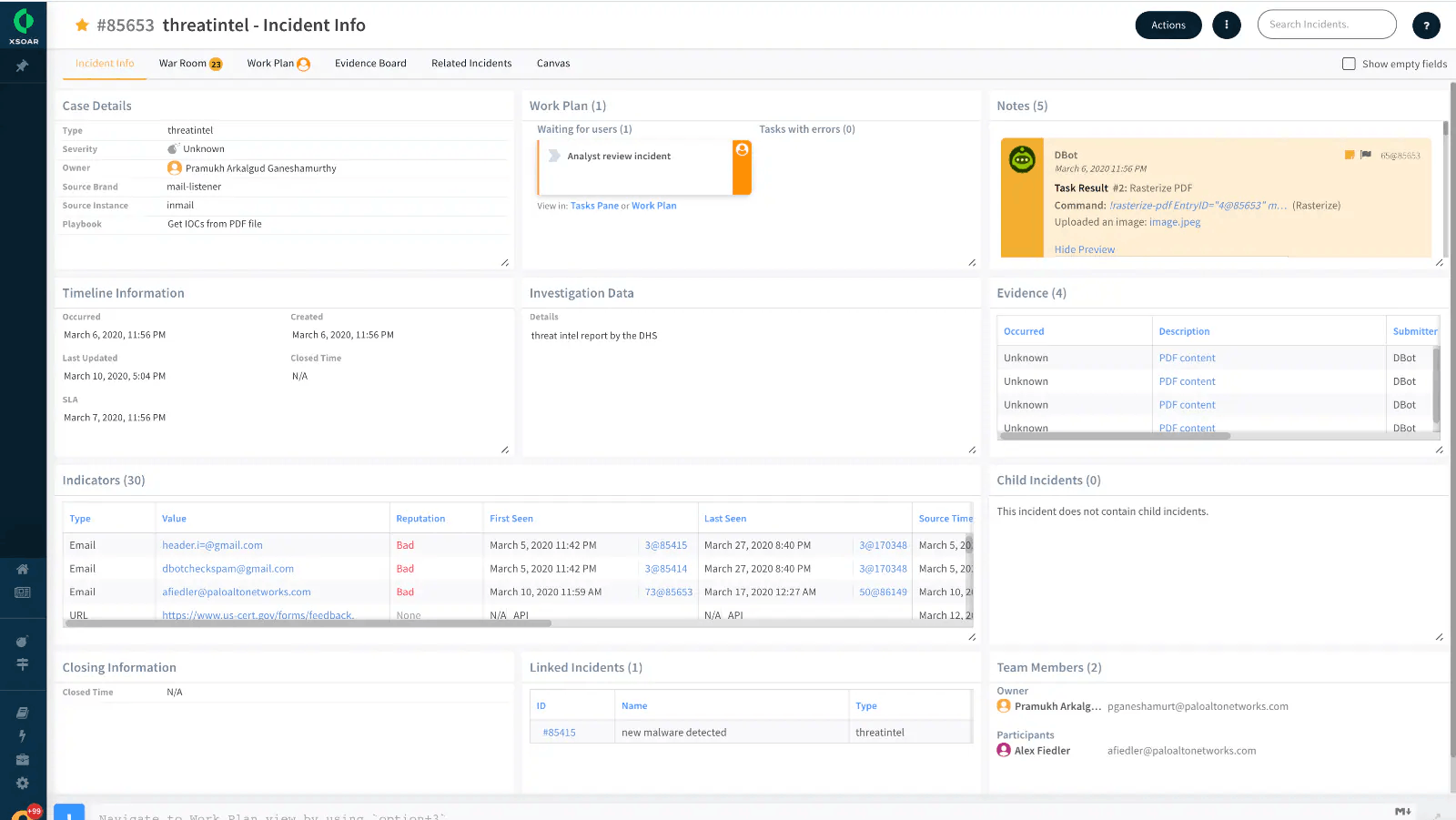 Cortex XSOAR (Palo Alto Networks)