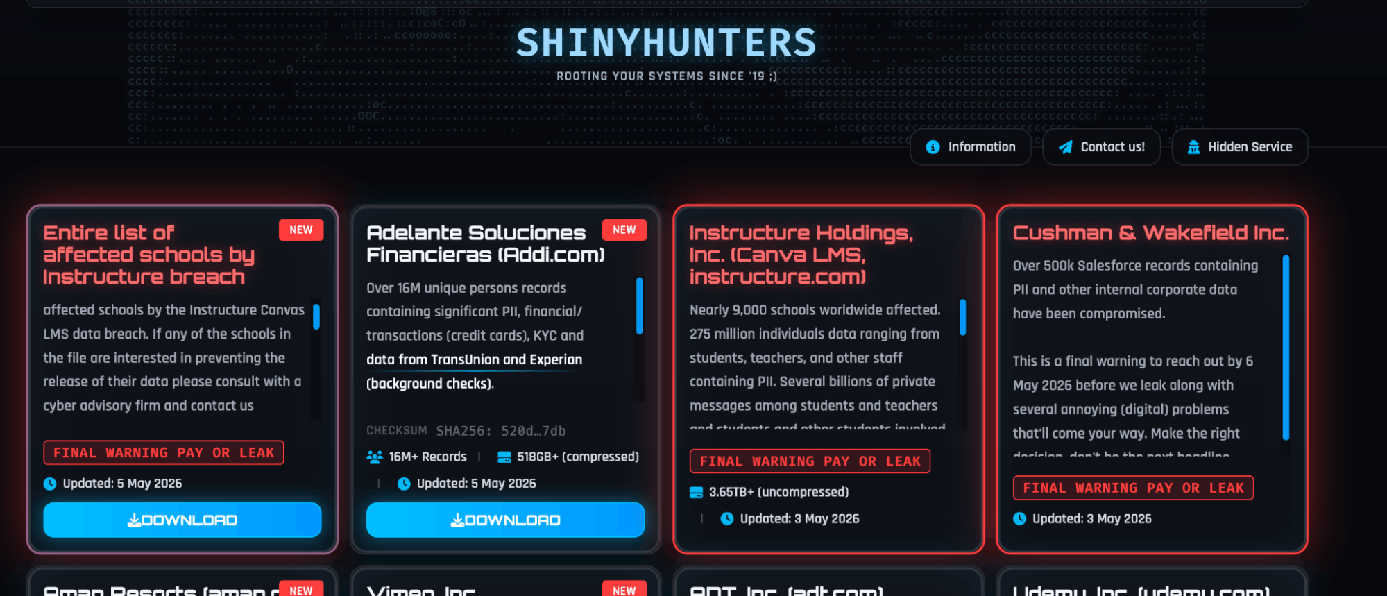 ShinyHunters DLS