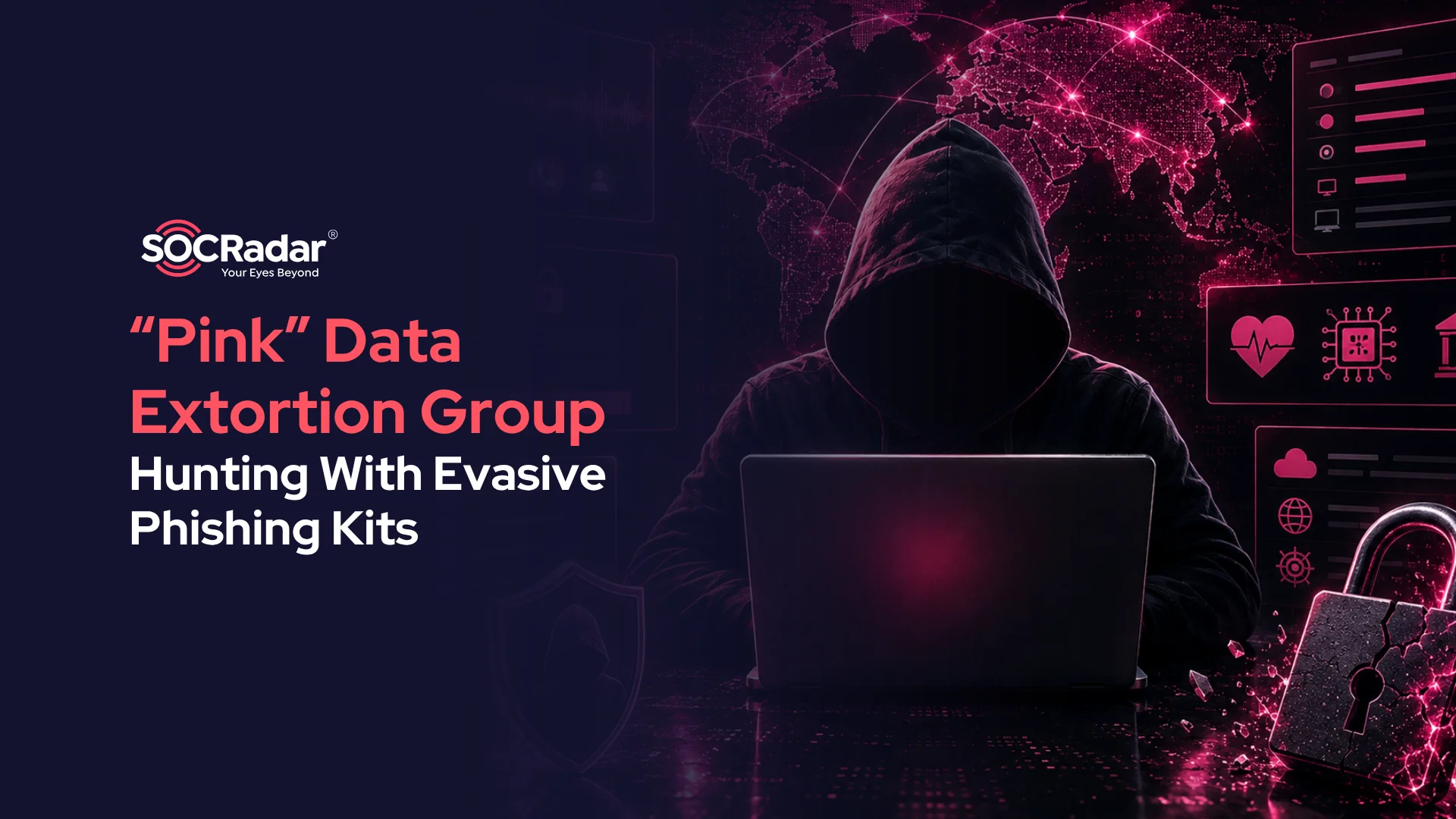 SOCRadar® Cyber Intelligence Inc. | New Data Extortion Group “Pink” Goes Big Game Hunting With Evasive Phishing Kits