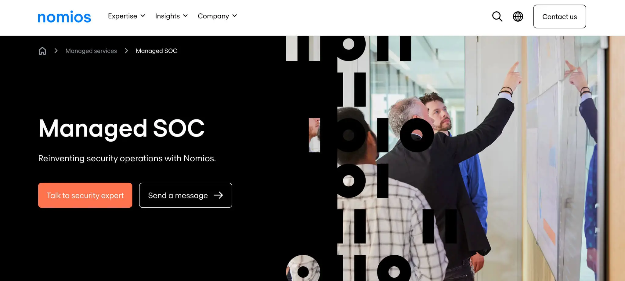 Website: nomios.be · Group founded: 2004 · Belgian base: Zaventem ·