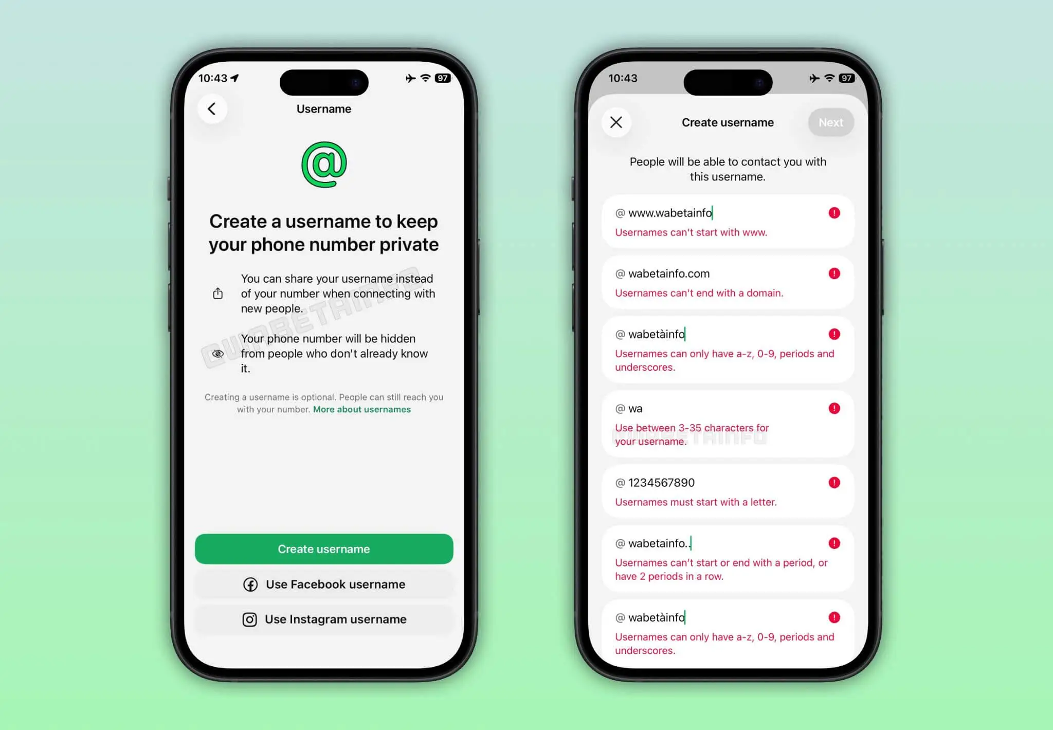 WhatsApp is working towards a public launch of the username feature (WABetaInfo)