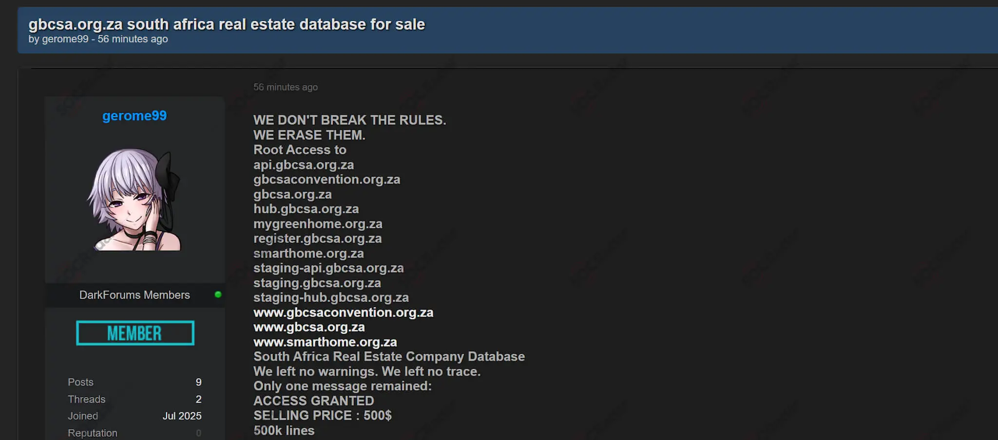 gbcsa database sale green building council south africa compromise