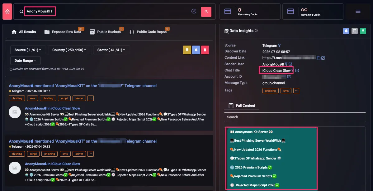 SOCRadar Threat Hunting