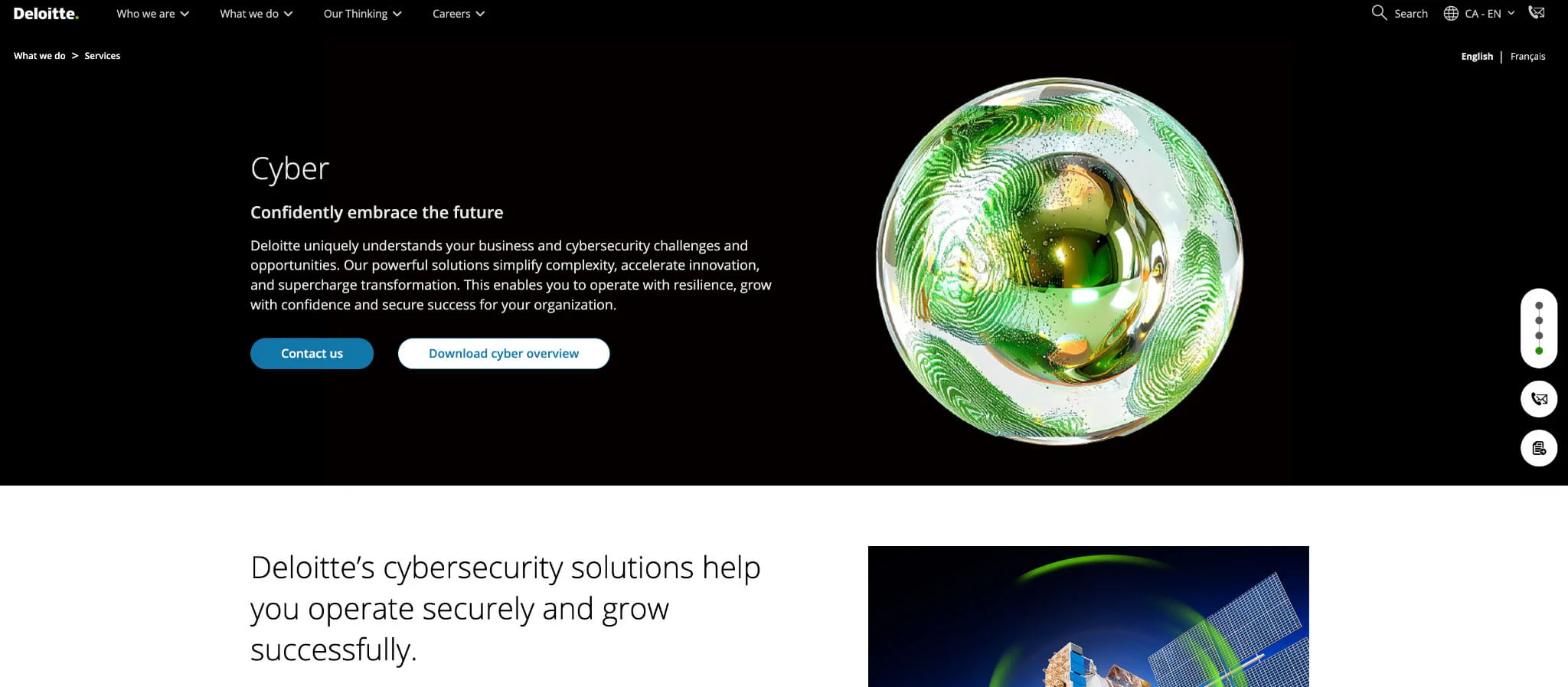 Deloitte: Enterprise cyber risk and managed security services.